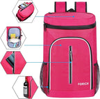 FORICH Soft Cooler Backpack Insulated Waterproof Backpack Cooler Bag Leak Proof Portable Small Cooler Backpacks to Work Lunch Travel Beach Camping Hiking Picnic Fishing Beer for Men Women
