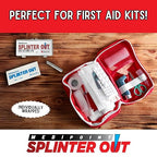 Splinter Out Splinter Remover 10 Count (Pack of 1) | Fast, Painless Splinter Removal | Essential First Aid for Home, Work, Travel & Camping | Ideal for Hiking, Woodworking, Gardening & Outdoors