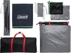Coleman Skydome Tent with 5 Minute Setup, 2/4/6/8-Person Weatherproof Tent with Rainfly & Carry Bag, 20% More Headroom Than Traditional Canopies