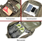 Large Tactical Expandable Backpack 39L-64L Military Bug Out Bag With Waist Strap