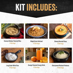 Ready Hour Gluten-Free Food Kit (120 Servings), Gluten-Free Survival Kit, Freeze-Dried Survival Food Storage, Emergency Preparedness, Prepper Supplies, 25-Year Shelf Life