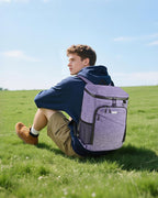 BAGLHER Lightweight Insulated Cooler Backpack - 30 Cans, Leak-Proof for Lunch, Picnic, Hiking, Camping Trips