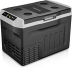 Frigidaire 2-in-1 Portable 12/24V DC & 110-240V AC Compressor Fridge Freezer – Compact for Travel, Car, Camping, Road Trips, Home, Dual Voltage 21qt