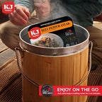 KJ Poultry Kosher Ready Meals - Beef Pepper Steak & Rice, MRE Meat Meals Ready to Eat (3 Pack) Prepared Entree Fully Cooked, Shelf Stable Microwave Dinner Travel, Military, Camping, Emergency Survival