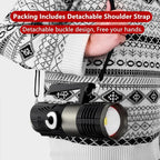 150W Rechargeable Handheld Spotlight 18,000 High Lumens, Super Bright Zoomable XHP360 Spot Light Searchlight with USB Output, Large Capacity Powerful LED Flashlight for Home Emergency Boating Camping