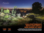 Fenix HM70R 1600 Lumen USB-C Rechargeable Headlamp with Dual ARB-L21-5000, White, High CRI and Red LEDs & LumenTac Organizer
