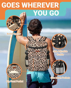 Soft Cooler Backpack 30 Cans/45 Cans, Backpack Coolers Insulated Leak Proof Thermal Lunch Backpack for Men Work Small Cooler Bag Beach Travel Picnic Drink Beverage Beer