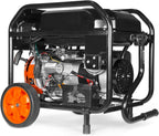 WEN 5,600-Watt Dual Fuel Portable Generator with Wheel Kit, Electric Start, and CO Watchdog (DF5600X)
