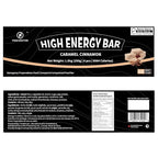 PEAK4RATION High Energy Bar | Compact Compressed Food Bar - Caramel Cinnamon 6864kcal | Long Shelf-Life Emergency Food Ration - 6 Day Package 1.5kg (6x250g Box) | Survival Preparedness Food Bar for Outdoor Camping, Crisis, Earthquake, Wildfire, Home Pr...