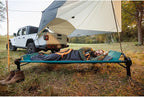Disc-O-Bed XL Outdoor Modular 1 Person Single Camping Cot Portable Bed with 2 Height Options for Adults, Sleep Solution for Tents, Green