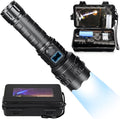 Flashlights High Lumens Rechargeable, 1000000 High Lumens Super Bright Handheld LED Flash Light, Powerful Emergency Linternas, Waterproof, Long Lasting, for Hiking Camping Gift