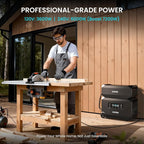 OUPES Guardian 6000 Dual Battery System: 9216Wh Power Station with 6000W Output, 120V/240V Dual Voltage, Expandable Home Backup with Transfer Switch Ready & App Control
