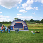 Tents for Camping 6 Person Tent Waterproof Windproof Double Layer Family Camping Tent, Easy Setup Dome Tent with Large Mesh Windows & Wider Door for Outdoor Camping & Hiking