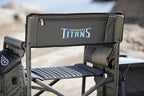 Picnic TIME NFL Unisex-Adult NFL Fusion Camping Chair with Side Table and Soft Cooler, Beach Chair for Adults, Lawn Chair