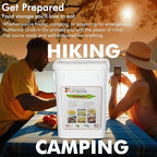 Numanna Grab-n-Go Bucket 80 Servings, 12 lbs | Freeze-Dried Premade Meals | 25+ Year Shelf Life | Non-Perishable, Ready-to-Eat Breakfast & Dinner Everyday Meals | Emergency & Survival Food Kit | Made in USA