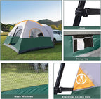 UNP SUV Dome Tent for Camping, Outdoor 6 Person Car Camping Tent, Easy Set Up SUV Tailgate Tent with Rainfly 10' x 10' Vehicle Camping Tent | for Camping, Outdoor, Car Camping Tent, Easy Set Up, SUV Tailgate Tent, with Rainfly