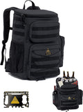Cooler Backpack, Tactical, Insulated. Heavy Duty, Extra Large, Leak Proof for Hiking, Camping, Beach. Bonus, Credit Card Multi Tool Included