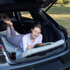 Kingfun 3 Inch CertiPUR-US Memory Foam Camping Mattress, Waterproof Roll up Sleeping Pad, Thick Floor Sleeping Mats for Tent with Removable Travel Bag