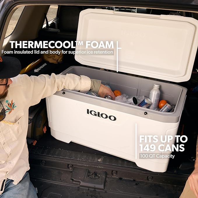 Igloo 100 QT Latitude Marine Ultra White Cooler