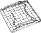 CAMPINGMOON Portable Folding Camping Campfire Grill over Fire Split Stoves 304 Stainless Steel (ZJP 1011)