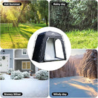Bike Storage Tent, 82*52*71 In Outdoor Portable Storage Tent,Made of 210D Oxford Cloth PU4000mm Waterproof Fabric, Storage Shed for 2-4 bike, Motorcycles,Garden Tools,Lawn Mower,Various Tools