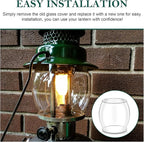 Lantern Glass Replacement for Coleman 200a Globe,Replace R690B051,Glass Globe for Fueled Lanterns for Coleman,Kamplite,JC Higgins,Optimus,Unimet,Ashflash Vintage Lanterns,Camping Lantern Accessories