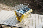 Ranger Portable Charcoal Grill – Compact Lunchbox‑Style Folding BBQ for Camping, Beach & Tailgating | Dual‑Zone Heating, Stainless Steel Body, Quick Setup, Includes Tong & Cleaning Brush