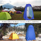 Your Choice Pop Up Privacy Shower Tent, 3.9 x 3.9 x 6.2FT Portable Camping Changing Room, Instant Setup Outdoor Shelter with Silver Coating, Vent Window & Carry Bag for Beach, Hiking & RV | Portable, for Camping, Beach, Hiking, with Carry Bag, Quick Setup