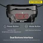 Nitecore NU33 700 Lumen Aluminum Headlamp Triple Light Sources USB-C Rechargeable Headlight Tag