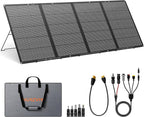 400W Portable Solar Panel Foldable Lightweight Charger with Upgraded Bracket, 36V Waterproof 400 Watts Solar Panels for RV, Campervan, Power Outages, Sheds, Outdoor Off Grid Essentials