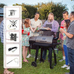 Pellet Grill Repair Kit,Upgraded 2.0 RPM Auger Motor, Induction Fan, Fire Burn Pot and Hot Rod Ignitor, Power Cord Compatible with Traeger/Pit Boss/Z Grills/Camp Chef Wood Pellet Grills