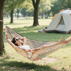 Retro Vintage Map Camping Hammock Hanging Hammock for Camping Travel Accessories