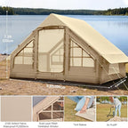 Inflatable Tents for Camping,Easy Blow Up Tent with Hand Pump,4 Seasons Waterproof Air Inflatable Camping Tent House for Family Weekend Camping