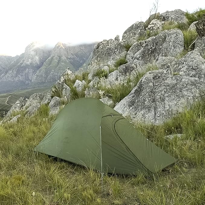 Naturehike Cloud-Up 1 Person Tent, Lightweight Backpacking Tents for One Man, Waterproof Ultralight One Person Tent for Camping Hiking Backpacking