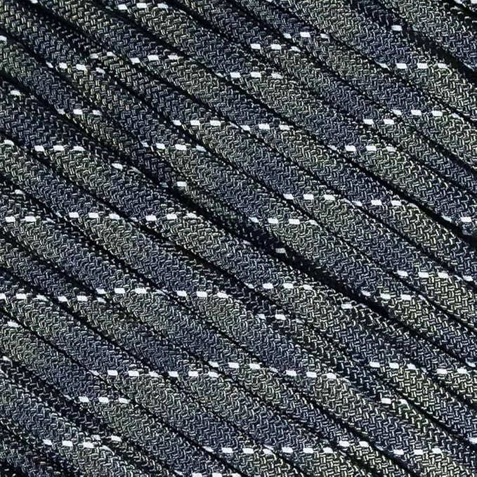 Fluorescent Reflective 550 Type III Guyline Tent Rope Camping Survival Cord High-Visibility Paracord (Reflective Camo Pattern, 100 Feet)