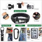 Survival Kit 35 in 1, First Aid Kit, Survival Gear, Survival Tool Gifts for Men Boyfriend Him Husband Christmas Camping, Hiking, Hunting, Fishing