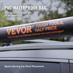 VEVOR Vehicle Awning 6.6'x8.2' Roof Rack Pull-Out Sun Shade UV50+ PU3000mm, Retractable Weatherproof 4x4 Side Awning for SUV Outdoor Camping & Overland (Hardware Included), w/Waterproof Storage Bag