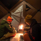 Gazelle Backcountry™ Stove Jack Kit – DIY-Ready Fireproof Window Panel & Heat-Resistant Floor Mat for Backcountry Shelters, Customizable Chimney Port, Includes Carry Bag, GBCA02