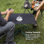 Helinox Table One Hard Top Lightweight, Collapsible, Portable, Outdoor Camping Table, Large - 29.5 x 22.5 Inches, Coyote Tan