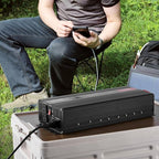 VEVOR Modified Sine Wave Inverter, 3000Watt, DC 12V to AC 120V LCD Display Power Inverter with 3 AC Outlets 2 USB Port 1 Type-C Port 10 Spare Fuses, for Large Household Equipment, CE FCC Certified