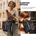 VLM Lunch Box for Women, Insulated Lunch Bag Women with Adjustable Shoulder Strap, Cute Lunch Tote Bag for Work,Picnic,Camping