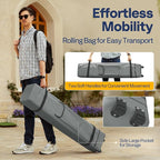 VIVOHOME 10x10ft Easy Pop-Up Canopy, Outdoor Screen Tent with Mosquito Netting, 2 Zipper Doors, and Roller Bag for Yard Camping Picnic Party Events, Grey