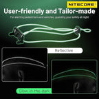 Nitecore NU21 360 Lumen Ultra Lightweight Outdoor Headlamp Dual Beam USB-C Rechargeable Headlight Tag (Yellow)