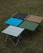 iClimb Ultralight Compact Camping Folding Table with Carry Bag (Blue - S)