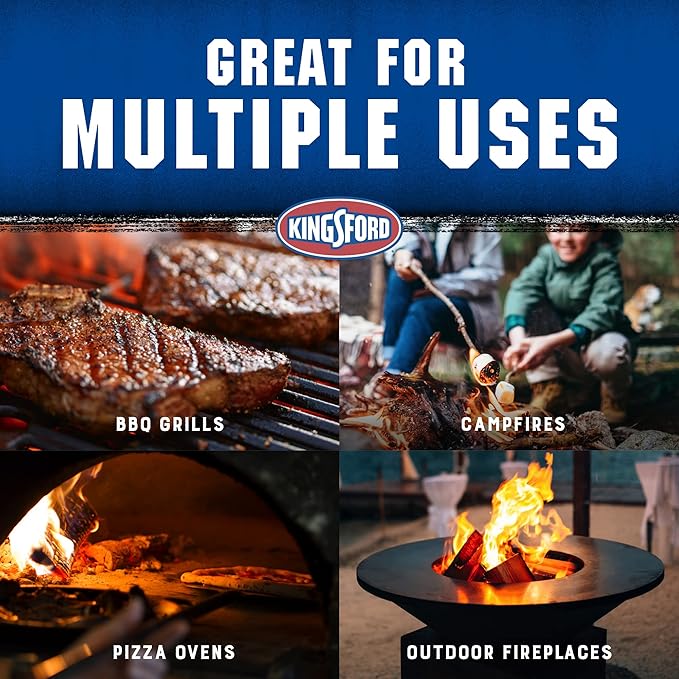 Kingsford Quick Light Fire Starters | Wooden Fire Starters Made with All Natural Hardwood for Grilling, Campfires, & Outdoor Fireplaces | 32 Count Fire Starter Rolls (Pack of 2)