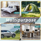 79" L x 32" W x 18" H Oversize XXL Camping Cot with Mattress Comfortable for Adults Extra Wide Cots for Sleeping Camping Bed Folding Cot Heavy Duty with Carry Bag for Home Office Outdoor Indoor