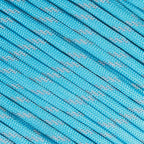 Fluorescent Reflective 550 Type III Guyline Tent Rope Camping Survival Cord High-Visibility Paracord (Reflective Neon Turquoise, 25 Feet)