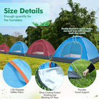 Woanger 10/16 Pack Bulk 2 Person Camping Tents for Homeless Lightweight Tent with Rain Fly and Carrying Bag Waterproof Windproof Setup Pop Up for Camping Backpacking Donation