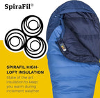 Marmot Men's Trestles 15° Sleeping Bag | Insulated, Water-Resistant, Left-Zip, Cobalt Blue/Blue Night, Long