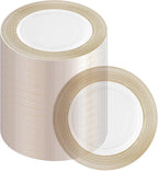 PARTY BARGAINS 13-Inch Charger Plates - 96 Pack, Clear Gold Textured Rim, Heavy-Duty Disposable Chargers for Elegant Dining - Ideal for Weddings and Formal Events